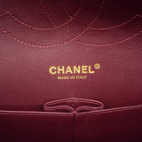 ★在庫処分★最終価格★SALE【6bb2358】シャネル ショルダーバッグ デカマトラッセ Wフラップ Wチェーン ラムスキン ブラック ゴールド金具【中古】レディース