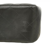 ★在庫処分★最終価格★SALE【6bb2358】シャネル ショルダーバッグ デカマトラッセ Wフラップ Wチェーン ラムスキン ブラック ゴールド金具【中古】レディース