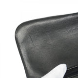 ★在庫処分★最終価格★SALE【6bb2677】シャネル ショルダーバッグ デカマトラッセ Wフラップ Wチェーン ラムスキン ブラック シルバー金具【中古】レディース