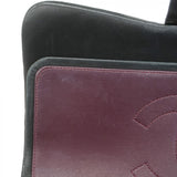 ★在庫処分★最終価格★SALE【6bb2677】シャネル ショルダーバッグ デカマトラッセ Wフラップ Wチェーン ラムスキン ブラック シルバー金具【中古】レディース