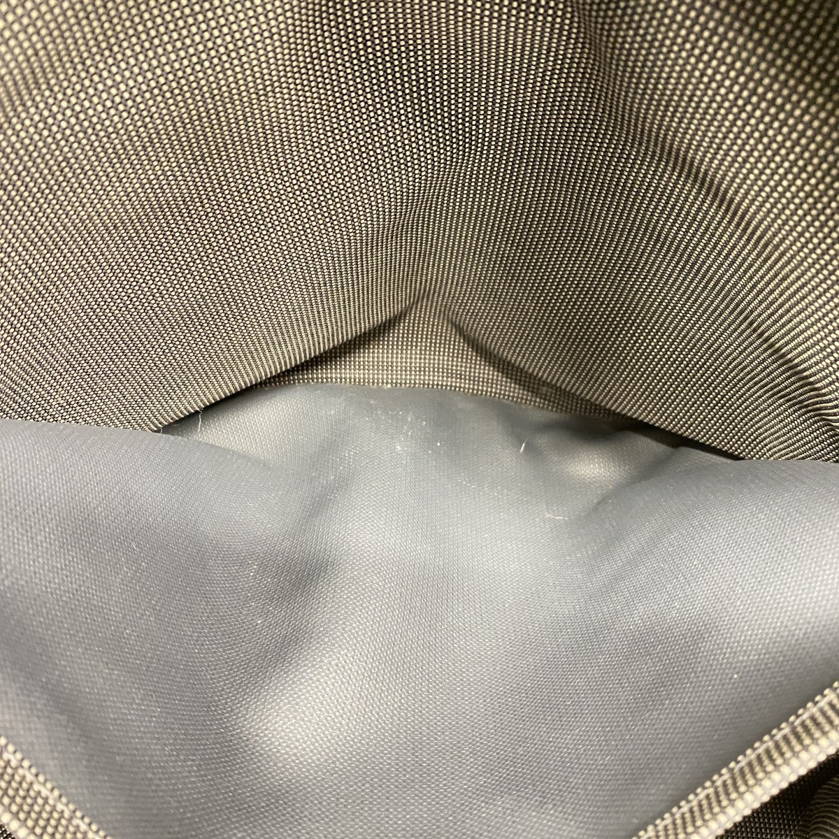 【6bb2701】エルメス トートバッグ エールラインMM キャンバス グレー シルバー金具【中古】メンズ レディース ユニセックス