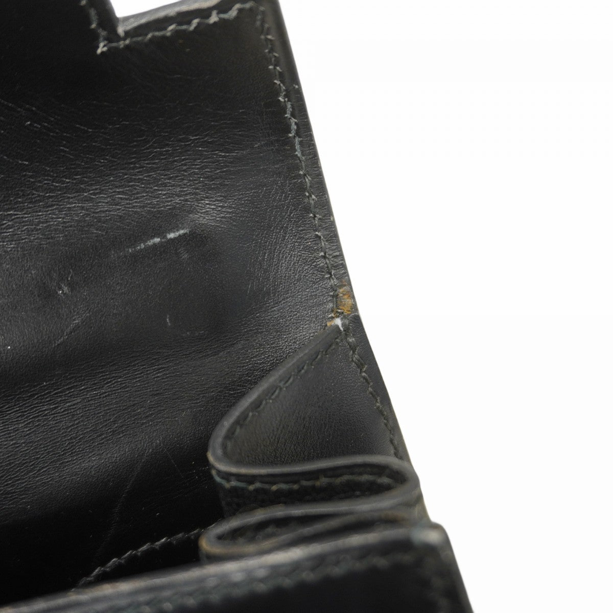 ★最終価格★SALE【6bb2890】エルメス ハンドバッグ ケリー32 ボックスカーフ ブラック ゴールド金具 〇Y刻印【中古】レディース