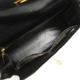 ★最終価格★SALE【6bb2890】エルメス ハンドバッグ ケリー32 ボックスカーフ ブラック ゴールド金具 〇Y刻印【中古】レディース