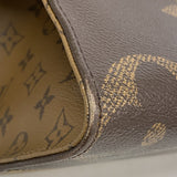 ★最終価格【6bb2926】ルイヴィトン トートバッグ モノグラム・ジャイアント/ リバース オンザゴーMM M45321 ブラウン 2wayバッグ【中古】レディース