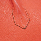 ★最終価格★SALE【6bb3007-h】エルメス ハンドバッグ バーキン35 トリヨンクレマンス ルージュピヴォワンヌ ゴールド金具 □P刻印【中古】レディース