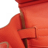 ★最終価格★SALE【6bb3007-h】エルメス ハンドバッグ バーキン35 トリヨンクレマンス ルージュピヴォワンヌ ゴールド金具 □P刻印【中古】レディース