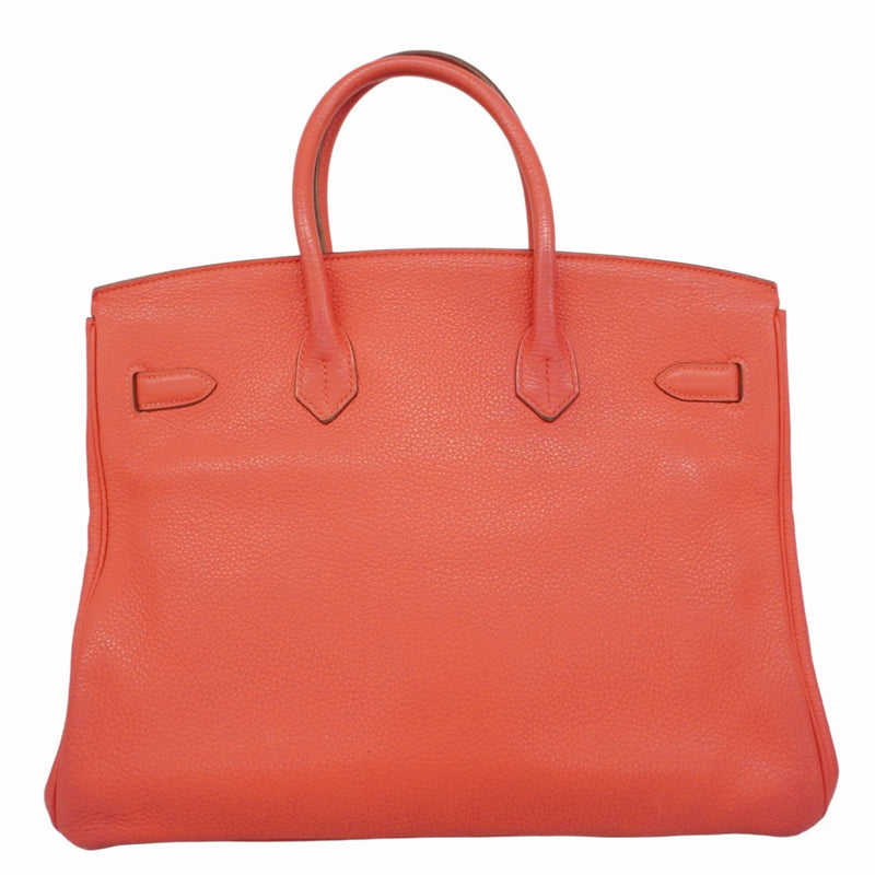 ★最終価格★SALE【6bb3007-h】エルメス ハンドバッグ バーキン35 トリヨンクレマンス ルージュピヴォワンヌ ゴールド金具 □P刻印【中古】レディース