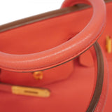 ★最終価格★SALE【6bb3007-h】エルメス ハンドバッグ バーキン35 トリヨンクレマンス ルージュピヴォワンヌ ゴールド金具 □P刻印【中古】レディース