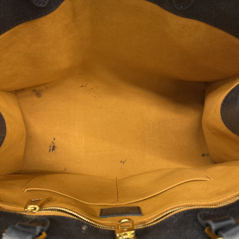 ★最終価格【6bc3129-h】ルイヴィトン トートバッグ モノグラム・アンプラント オンザゴーMM M45595 ノワール 2wayバッグ【中古】レディース