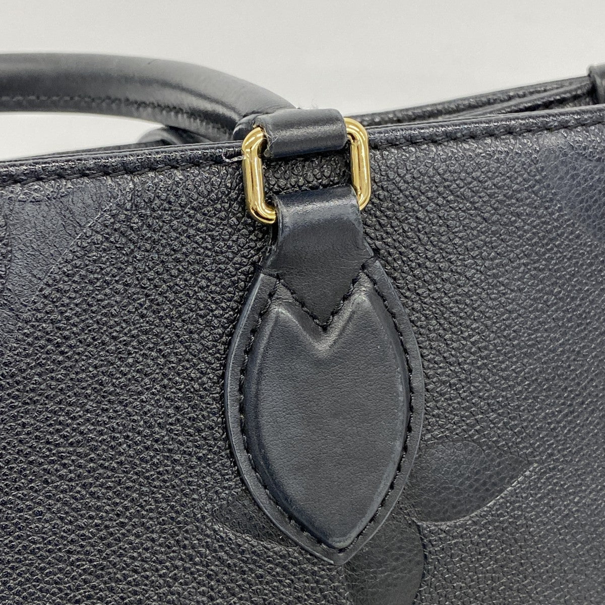 ★最終価格【6bc3129-h】ルイヴィトン トートバッグ モノグラム・アンプラント オンザゴーMM M45595 ノワール 2wayバッグ【中古】レディース