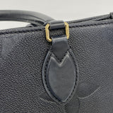 ★最終価格【6bc3129-h】ルイヴィトン トートバッグ モノグラム・アンプラント オンザゴーMM M45595 ノワール 2wayバッグ【中古】レディース