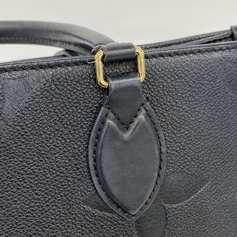 ★最終価格【6bc3129-h】ルイヴィトン トートバッグ モノグラム・アンプラント オンザゴーMM M45595 ノワール 2wayバッグ【中古】レディース