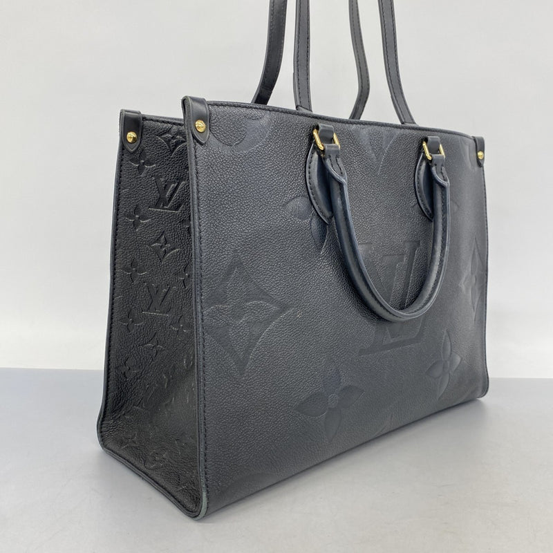 ★最終価格【6bc3129-h】ルイヴィトン トートバッグ モノグラム・アンプラント オンザゴーMM M45595 ノワール 2wayバッグ【中古】レディース