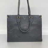 ★最終価格【6bc3129-h】ルイヴィトン トートバッグ モノグラム・アンプラント オンザゴーMM M45595 ノワール 2wayバッグ【中古】レディース