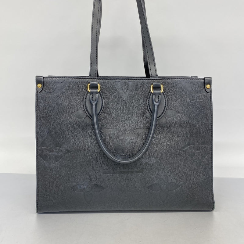 ★最終価格【6bc3129-h】ルイヴィトン トートバッグ モノグラム・アンプラント オンザゴーMM M45595 ノワール 2wayバッグ【中古】レディース