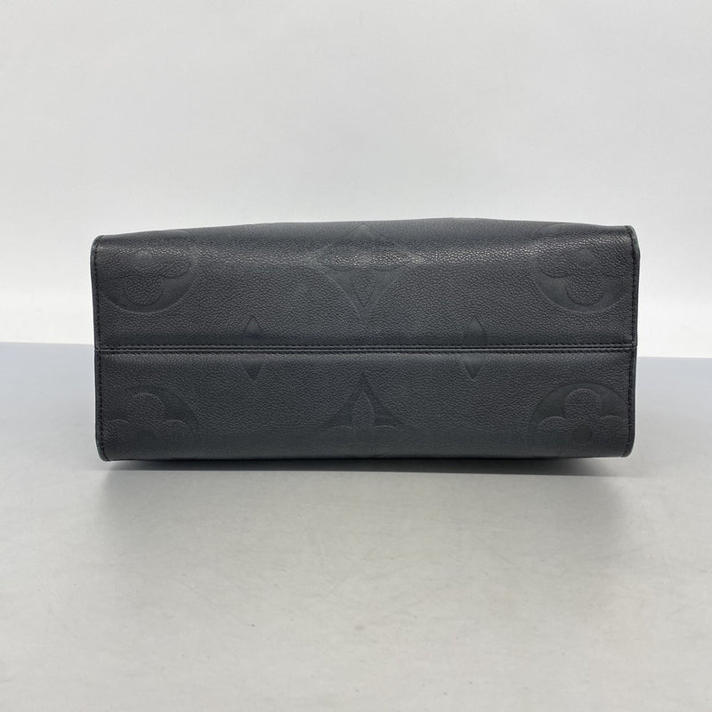 ★最終価格【6bc3129-h】ルイヴィトン トートバッグ モノグラム・アンプラント オンザゴーMM M45595 ノワール 2wayバッグ【中古】レディース