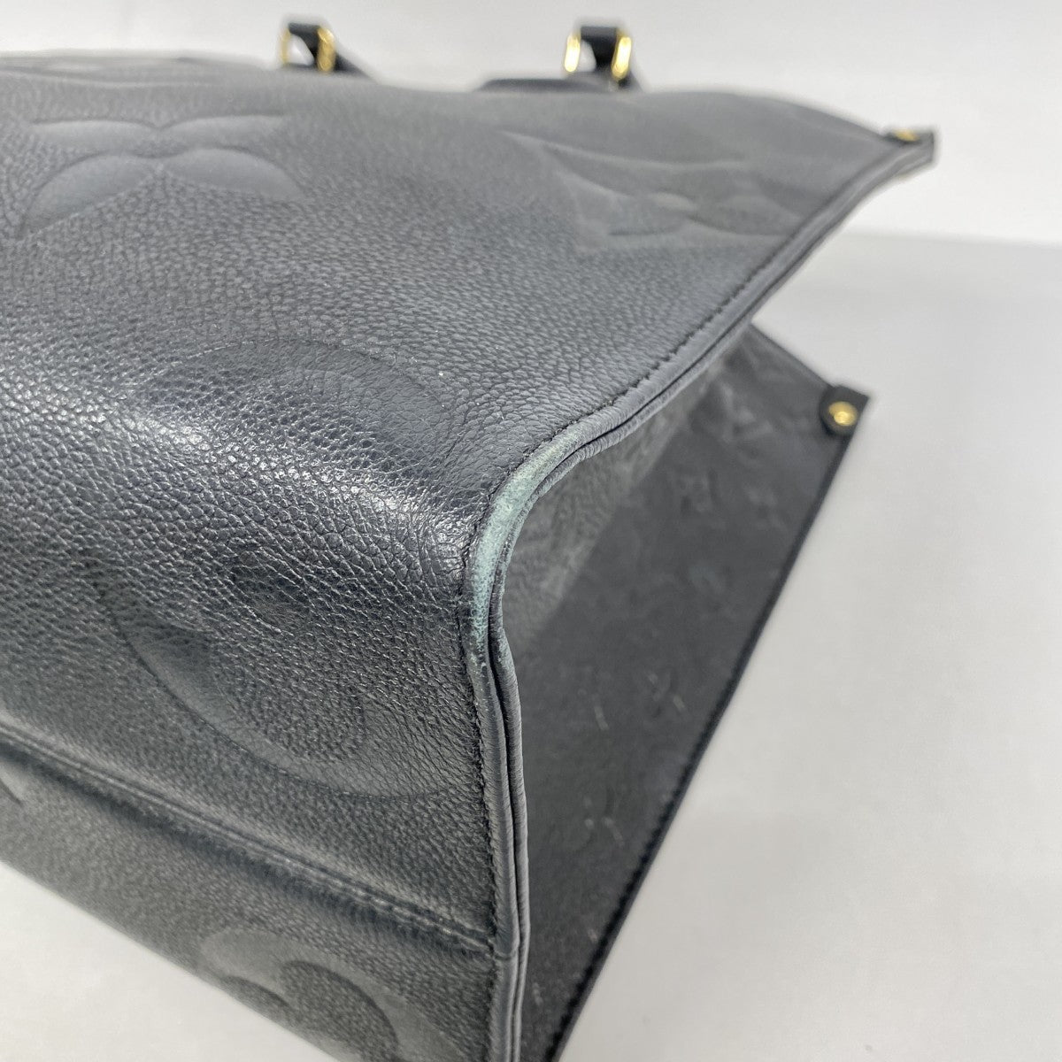 ★最終価格【6bc3129-h】ルイヴィトン トートバッグ モノグラム・アンプラント オンザゴーMM M45595 ノワール 2wayバッグ【中古】レディース