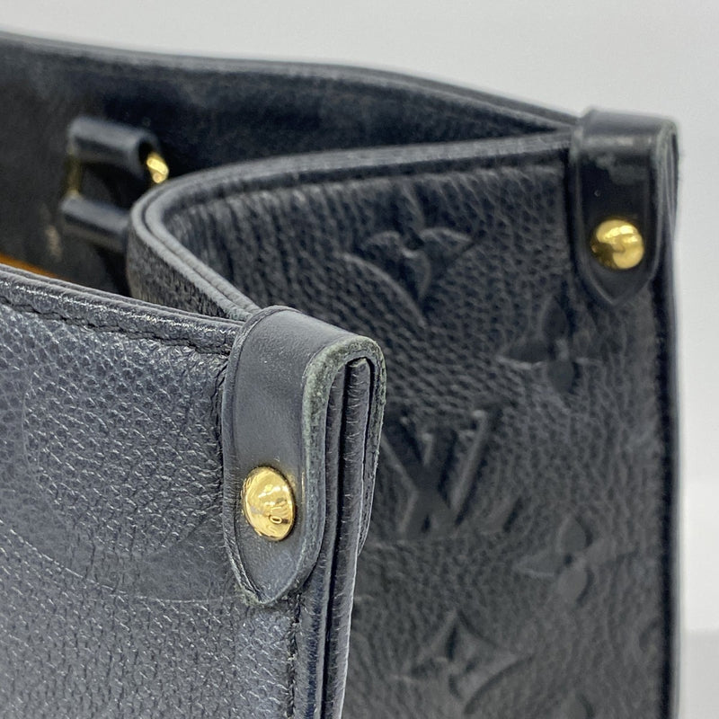 ★最終価格【6bc3129-h】ルイヴィトン トートバッグ モノグラム・アンプラント オンザゴーMM M45595 ノワール 2wayバッグ【中古】レディース