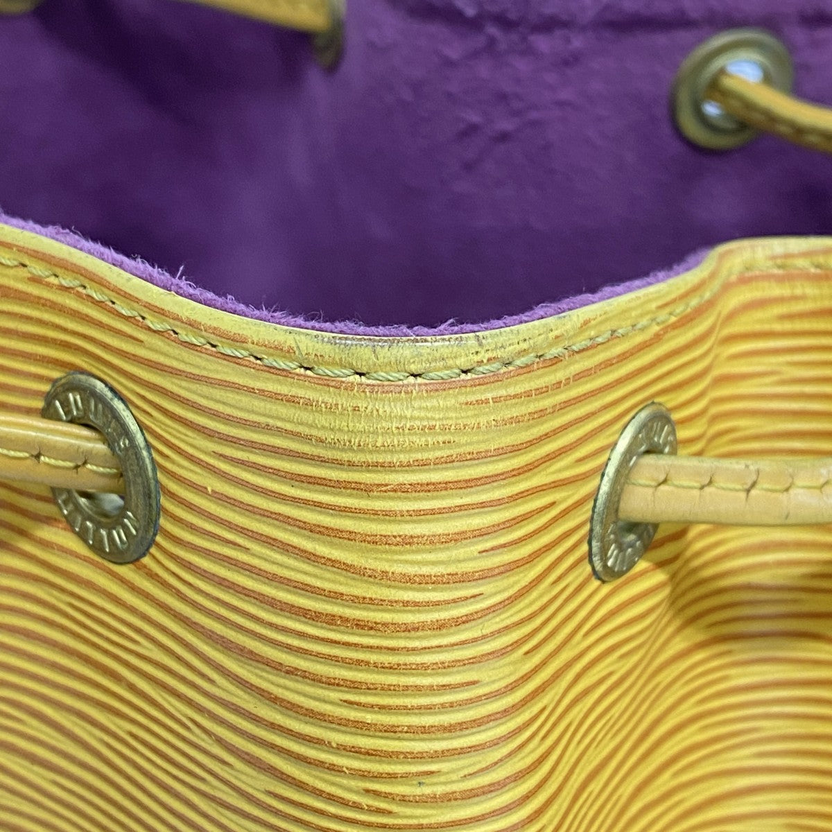 ★SALE【6bc3208-k】ルイヴィトン ショルダーバッグ エピ プチノエ M44109 ジョーヌ【中古】レディース