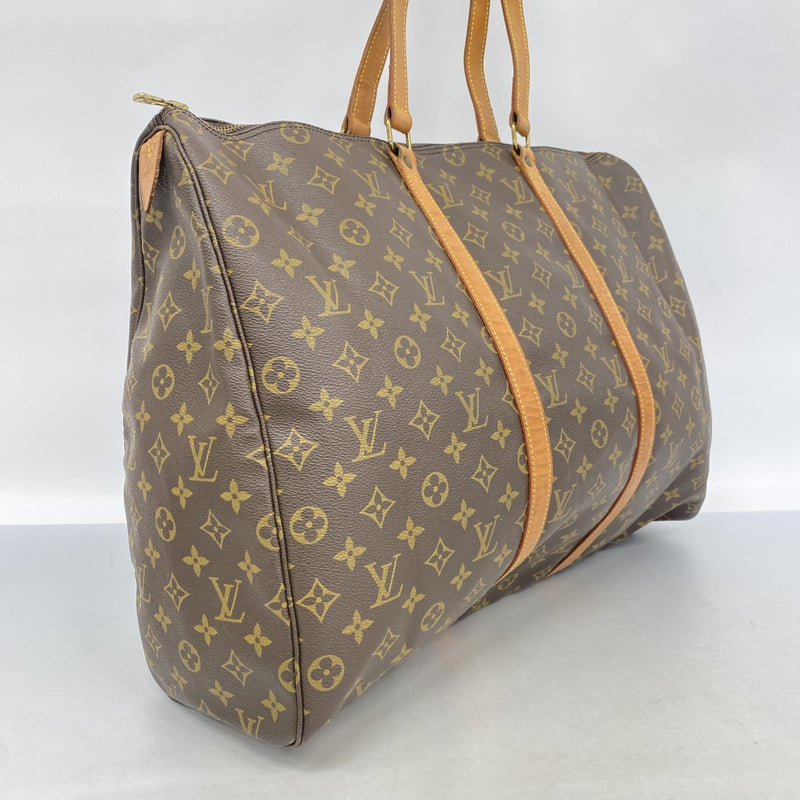 6bc3257】ルイヴィトン ボストンバッグ モノグラム フラネリー50