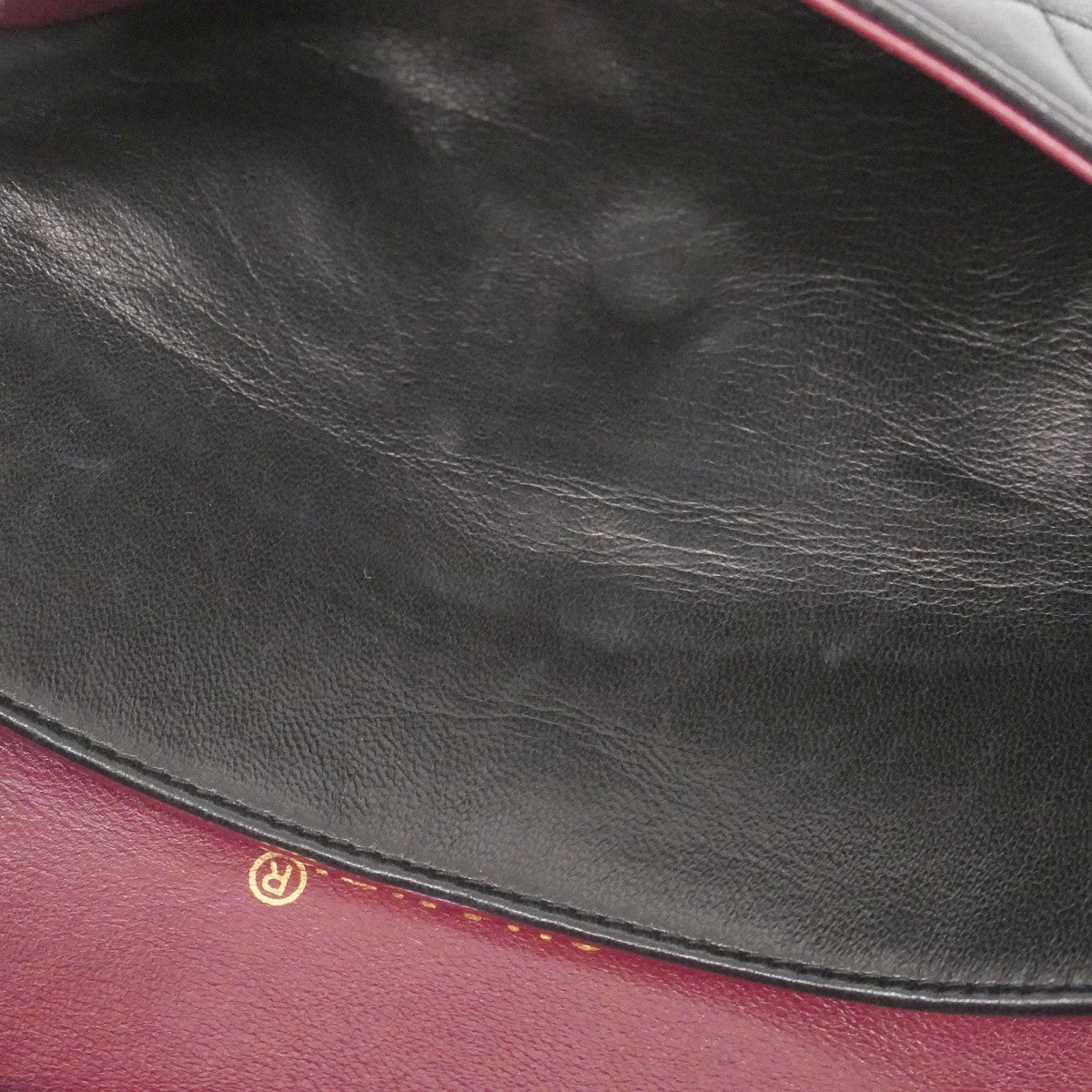 ★最終価格★SALE【6bc3277】シャネル ショルダーバッグ マトラッセ Wフラップ Wチェーン ラムスキン ブラック ゴールド金具【中古】レディース