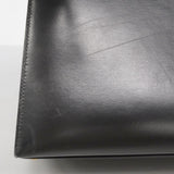 ★最終価格★SALE【6bc3281】エルメス ハンドバッグ ケリー32 ボックスカーフ ブラック ゴールド金具 〇W刻印【中古】レディース