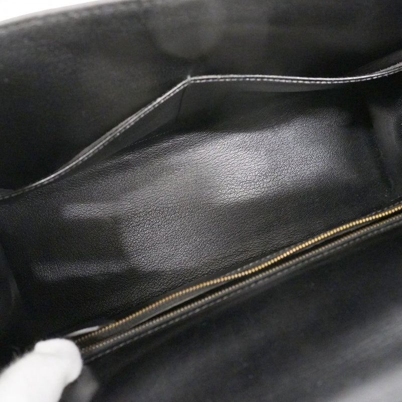 ★最終価格★SALE【6bc3281】エルメス ハンドバッグ ケリー32 ボックスカーフ ブラック ゴールド金具 〇W刻印【中古】レディース