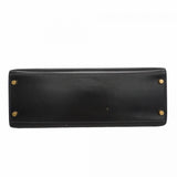 ★最終価格★SALE【6bc3281】エルメス ハンドバッグ ケリー32 ボックスカーフ ブラック ゴールド金具 〇W刻印【中古】レディース