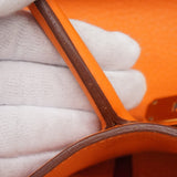 ★最終価格★SALE【6bc3283】エルメス ハンドバッグ バーキン35 トリヨンクレマンス オレンジ ゴールド金具 □N刻印【中古】レディース