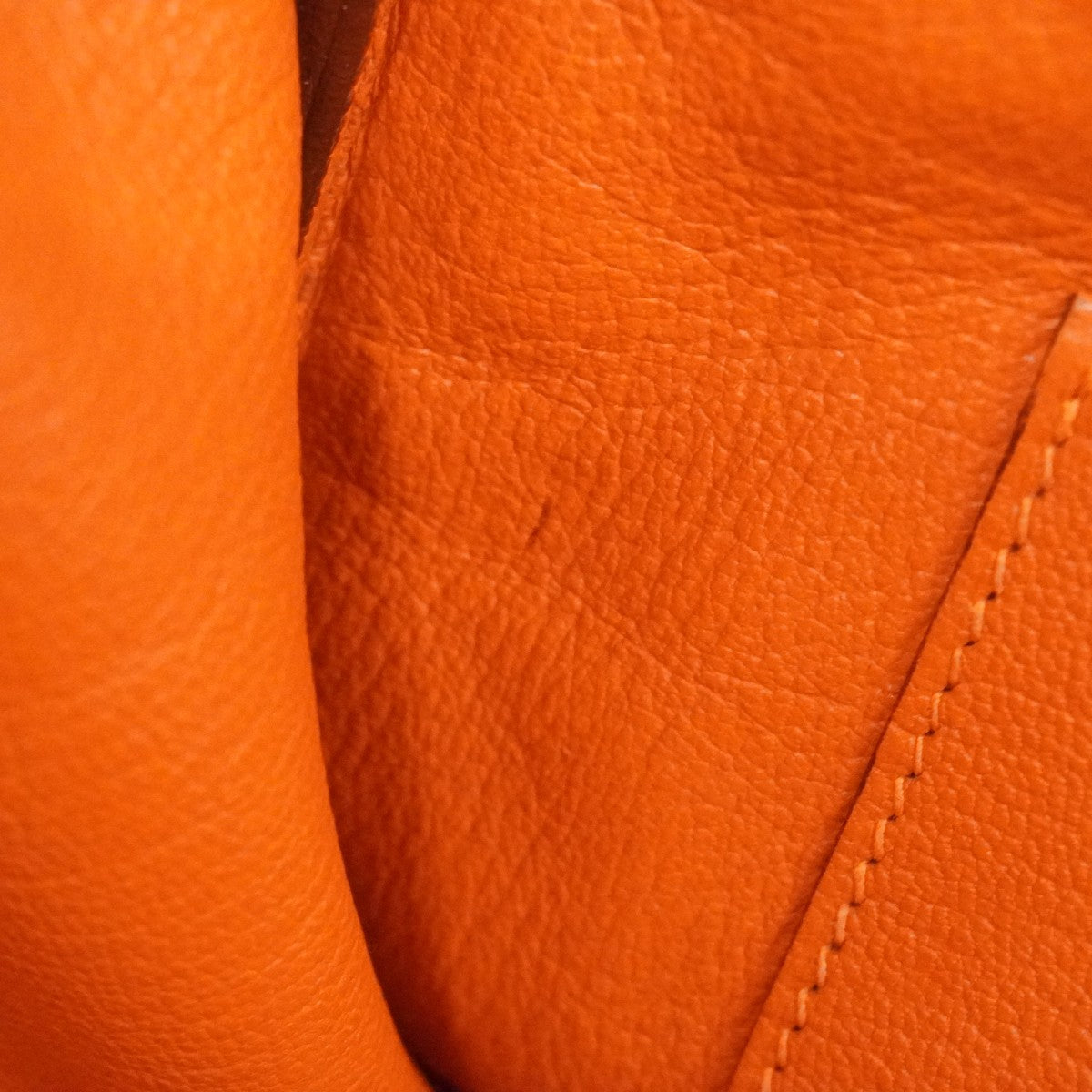 ★最終価格★SALE【6bc3283】エルメス ハンドバッグ バーキン35 トリヨンクレマンス オレンジ ゴールド金具 □N刻印【中古】レディース