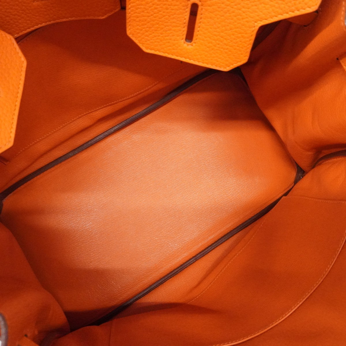 ★最終価格★SALE【6bc3283】エルメス ハンドバッグ バーキン35 トリヨンクレマンス オレンジ ゴールド金具 □N刻印【中古】レディース