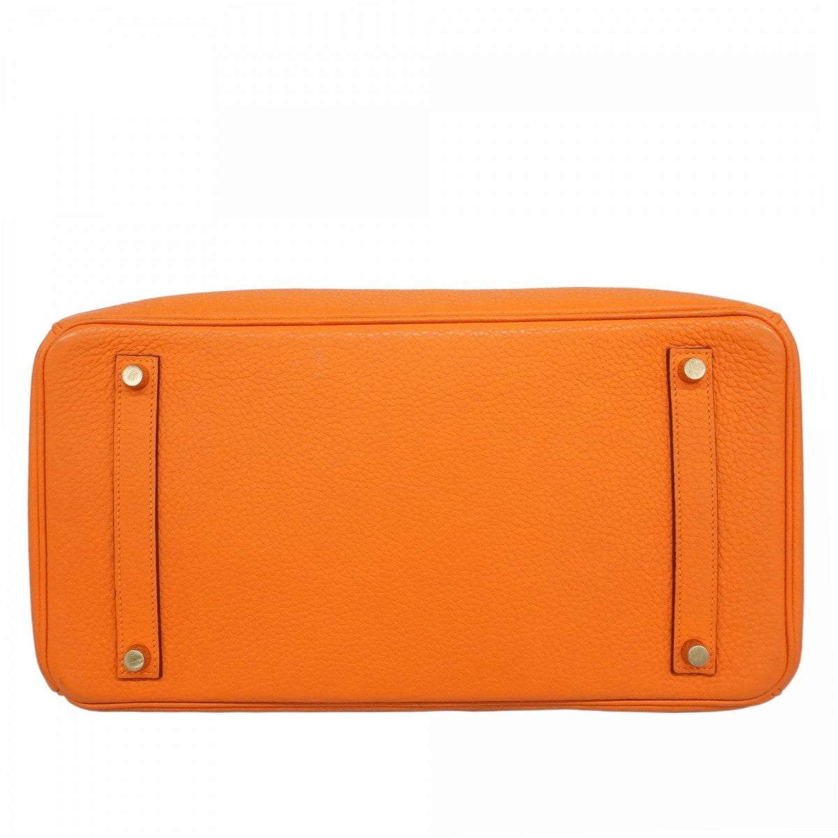 ★最終価格★SALE【6bc3283】エルメス ハンドバッグ バーキン35 トリヨンクレマンス オレンジ ゴールド金具 □N刻印【中古】レディース