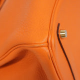 ★最終価格★SALE【6bc3283】エルメス ハンドバッグ バーキン35 トリヨンクレマンス オレンジ ゴールド金具 □N刻印【中古】レディース