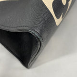 【6bc3310】ルイヴィトン トートバッグ モノグラム・アンプラント バイカラー オンザゴーGM M45945 ブラック ベージュ 2wayバッグ【中古】レディース