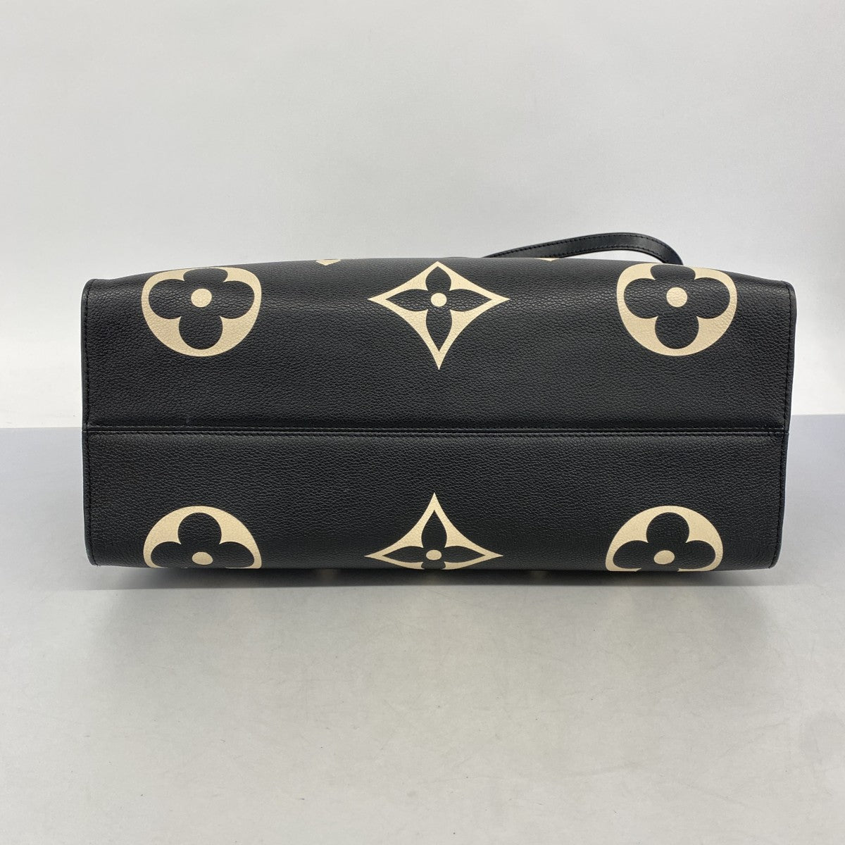 【6bc3310】ルイヴィトン トートバッグ モノグラム・アンプラント バイカラー オンザゴーGM M45945 ブラック ベージュ 2wayバッグ【中古】レディース