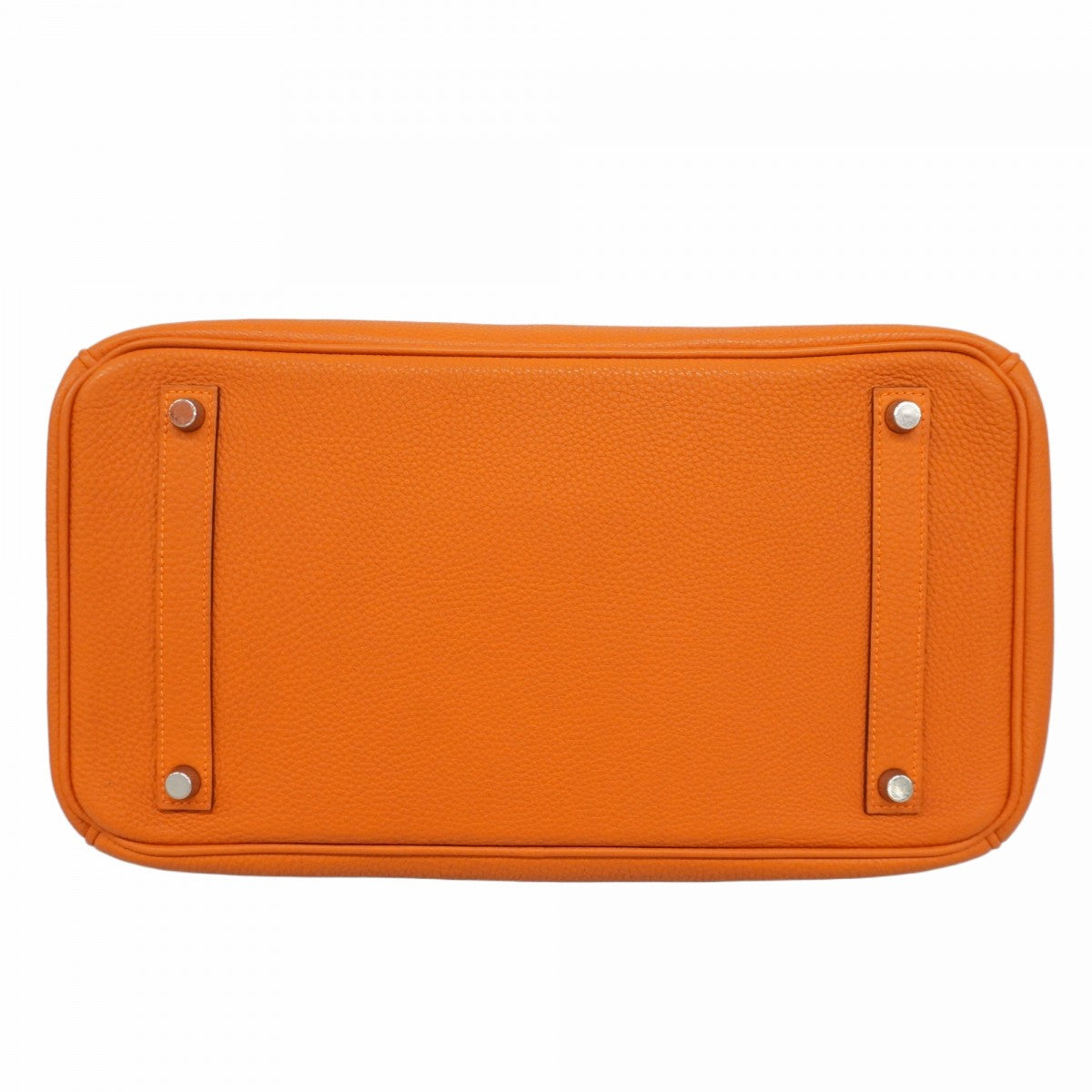 ★最終価格★SALE【6bc3312】エルメス ハンドバッグ バーキン35 トゴ オレンジ シルバー金具 □J刻印【中古】レディース