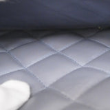 ★最終価格★SALE【6bc3314】シャネル ショルダーバッグ デカマトラッセ Wフラップ Wチェーン ラムスキン グレー シルバー金具【中古】レディース