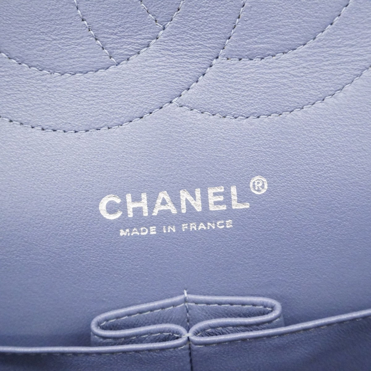 ★最終価格★SALE【6bc3314】シャネル ショルダーバッグ デカマトラッセ Wフラップ Wチェーン ラムスキン グレー シルバー金具【中古】レディース