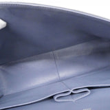 ★最終価格★SALE【6bc3314】シャネル ショルダーバッグ デカマトラッセ Wフラップ Wチェーン ラムスキン グレー シルバー金具【中古】レディース