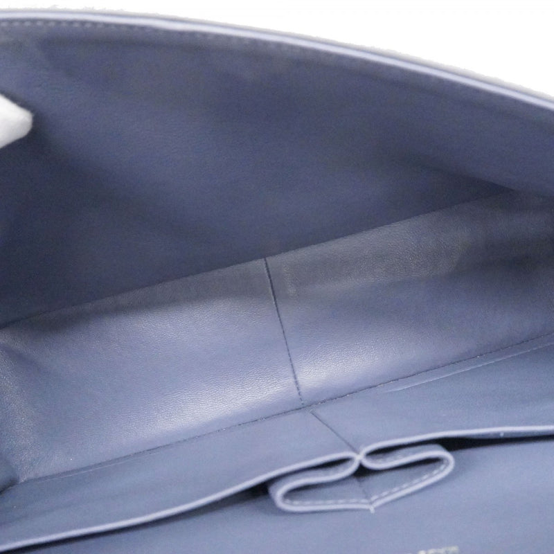 ★最終価格★SALE【6bc3314】シャネル ショルダーバッグ デカマトラッセ Wフラップ Wチェーン ラムスキン グレー シルバー金具【中古】レディース