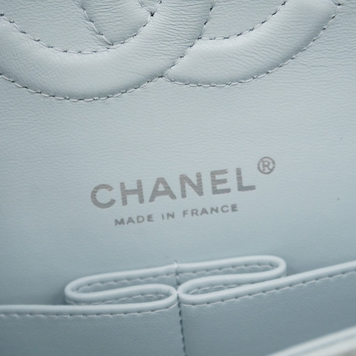 ★最終価格★SALE【6bc3319】シャネル ショルダーバッグ マトラッセ Wフラップ Wチェーン キャビアスキン アクアブルー シルバー金具【中古】レディース