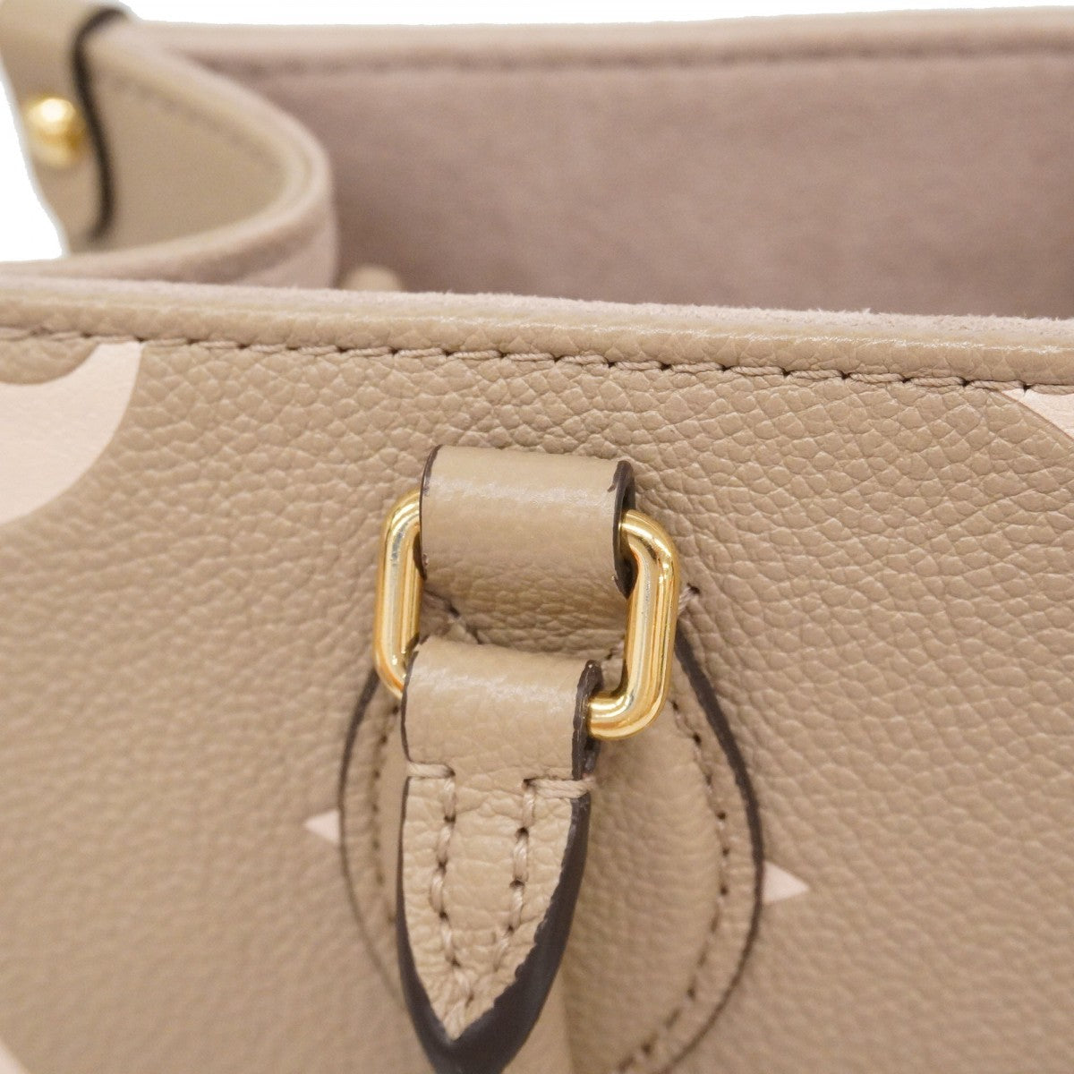 ★最終価格★SALE【6bc3320】ルイヴィトン ハンドバッグ モノグラム・アンプラント バイカラー オンザゴーPM M45779 トゥルトレール/クレーム 2wayバッグ【中古】レディース