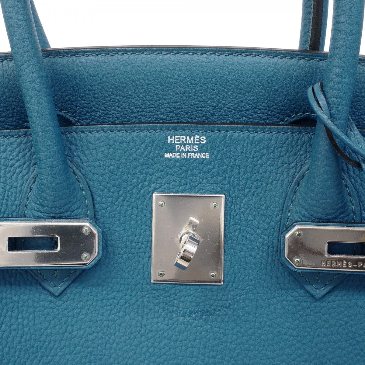 ★最終価格★SALE【6bc3424】エルメス ハンドバッグ バーキン30 トゴ ブルードガリス シルバー金具 □Q刻印【中古】レディース