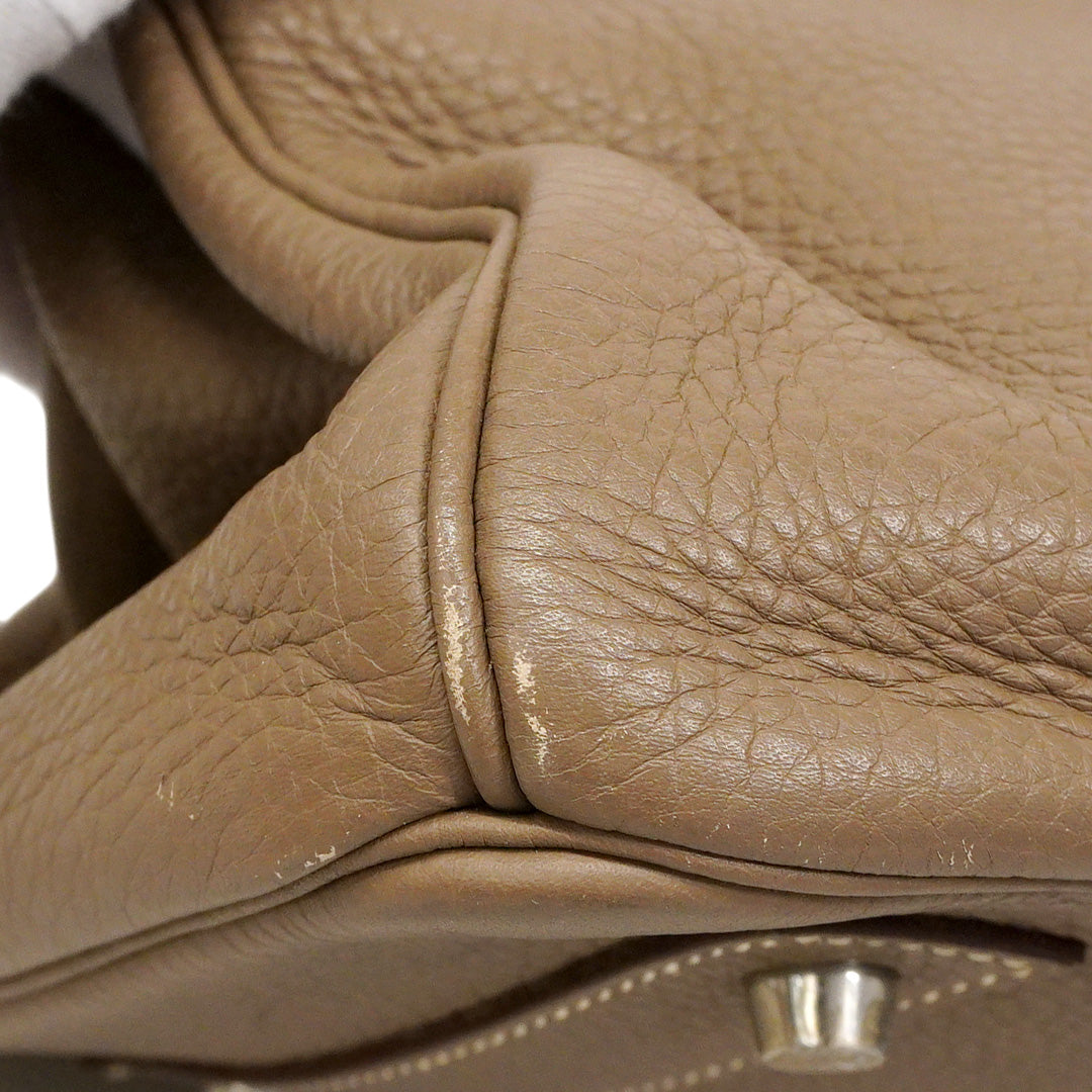 ★最終価格★SALE【6bc3549】エルメス ショルダーバッグ ショルダーバーキン トリヨンクレマンス エトゥープ シルバー金具 □M刻印【中古】メンズ レディース ユニセックス