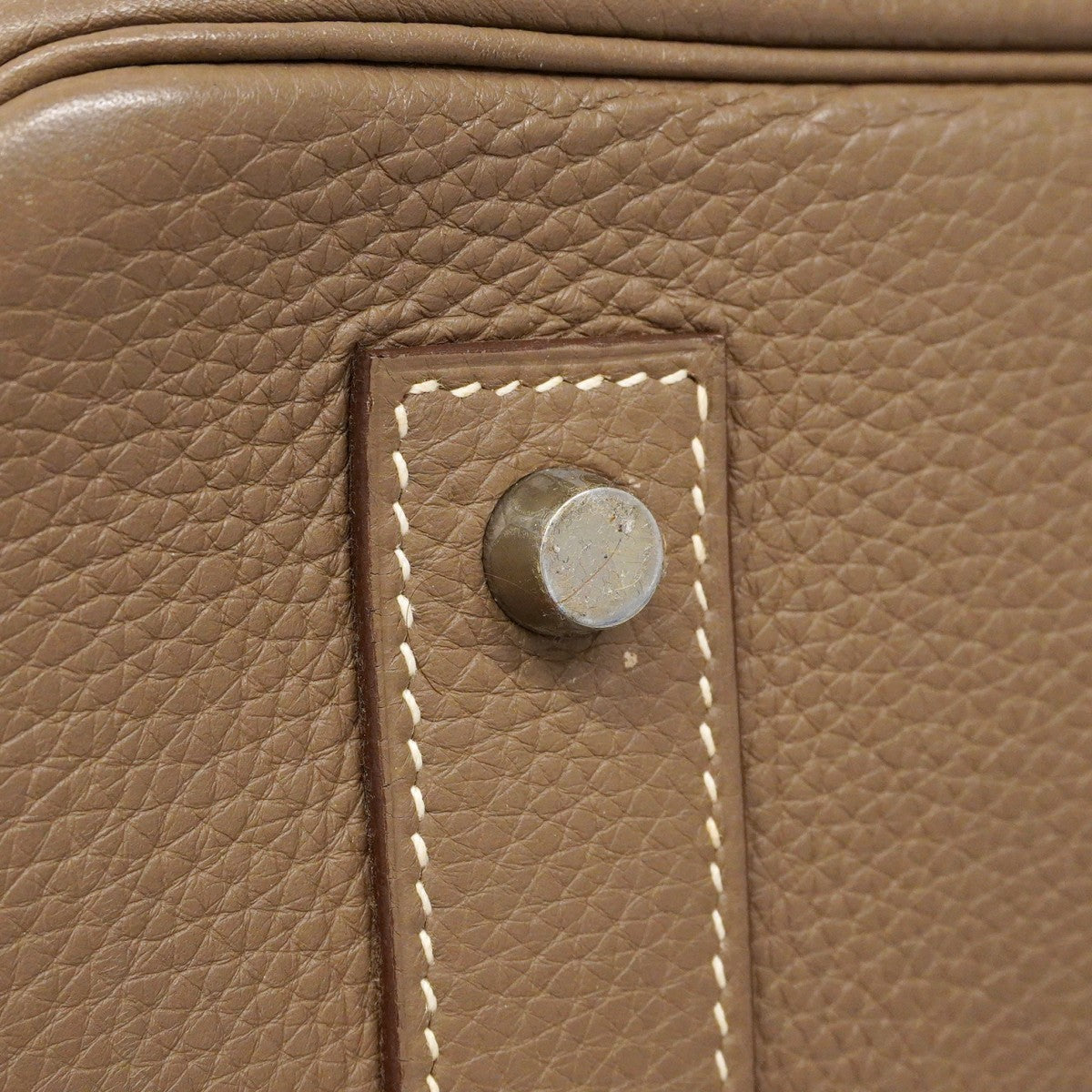 ★最終価格★SALE【6bc3549】エルメス ショルダーバッグ ショルダーバーキン トリヨンクレマンス エトゥープ シルバー金具 □M刻印【中古】メンズ レディース ユニセックス