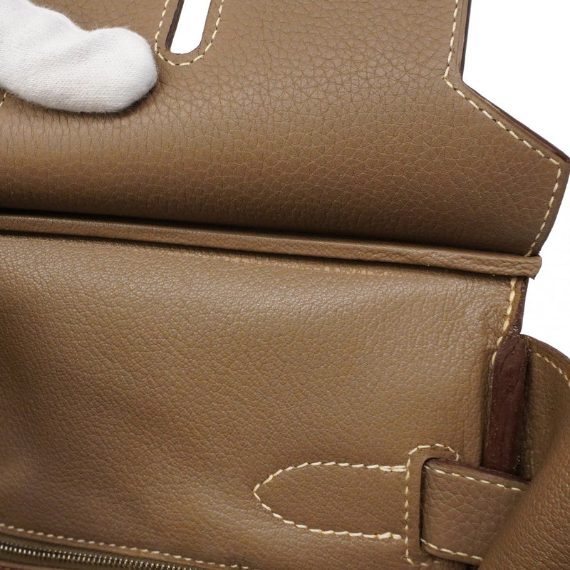 ★最終価格★SALE【6bc3549】エルメス ショルダーバッグ ショルダーバーキン トリヨンクレマンス エトゥープ シルバー金具 □M刻印【中古】メンズ レディース ユニセックス