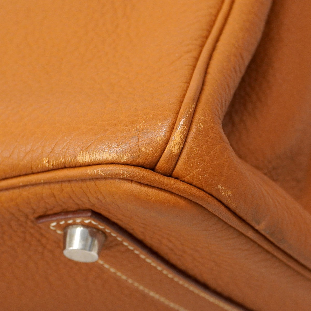 ★最終価格★SALE【6bc3550】エルメス ハンドバッグ バーキン35 トリヨンクレマンス ゴールド シルバー金具 □M刻印【中古】レディース