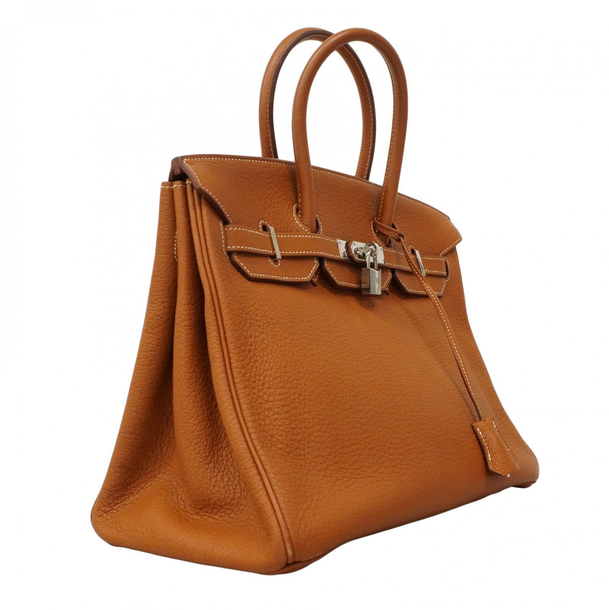 ★最終価格★SALE【6bc3550】エルメス ハンドバッグ バーキン35 トリヨンクレマンス ゴールド シルバー金具 □M刻印【中古】レディース