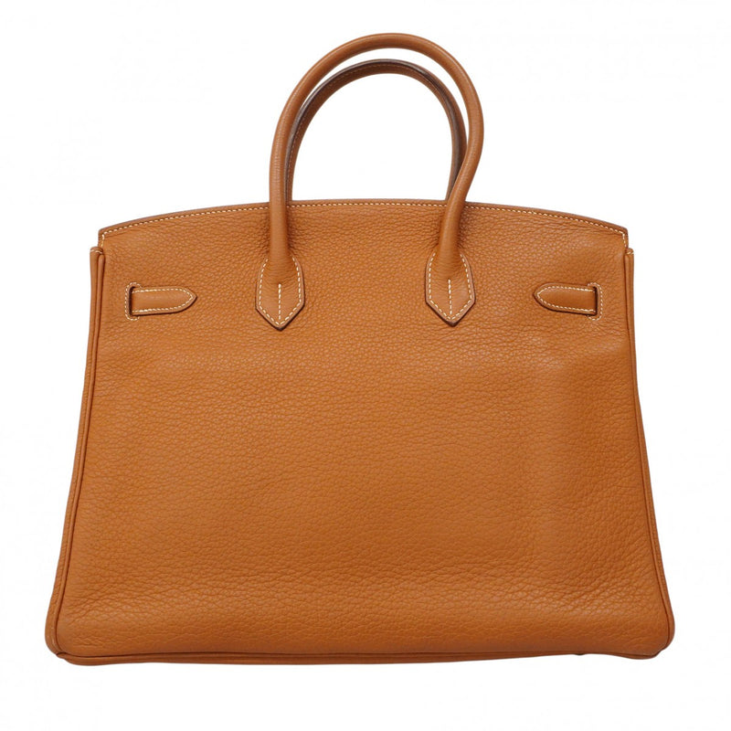 ★最終価格★SALE【6bc3550】エルメス ハンドバッグ バーキン35 トリヨンクレマンス ゴールド シルバー金具 □M刻印【中古】レディース