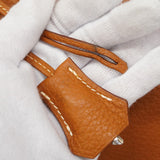 ★最終価格★SALE【6bc3550】エルメス ハンドバッグ バーキン35 トリヨンクレマンス ゴールド シルバー金具 □M刻印【中古】レディース